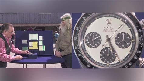 rolex watch antiques roadshow|antique roadshow veteran rolex.